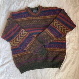 Lands End vintage wool sweater